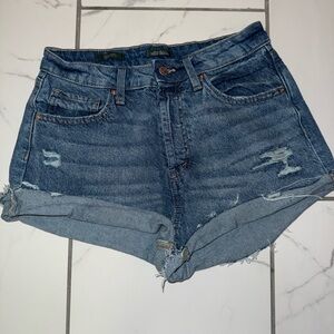wild fable high rise blue denim jean shorts